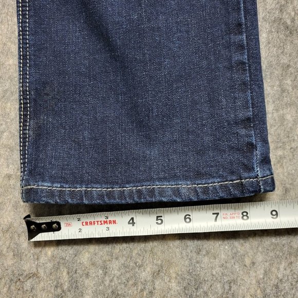 Ariat M7 Rocker Straight Jeans Mens 34x34 Blue Stretch Denim Western Casual - Picture 13 of 13